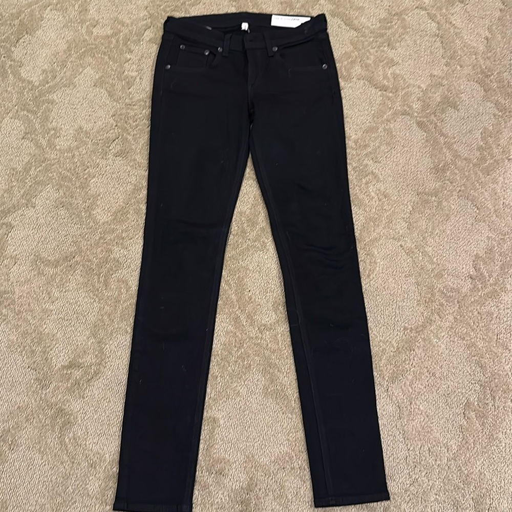Rag and bone  skinny, black jeans, size 25